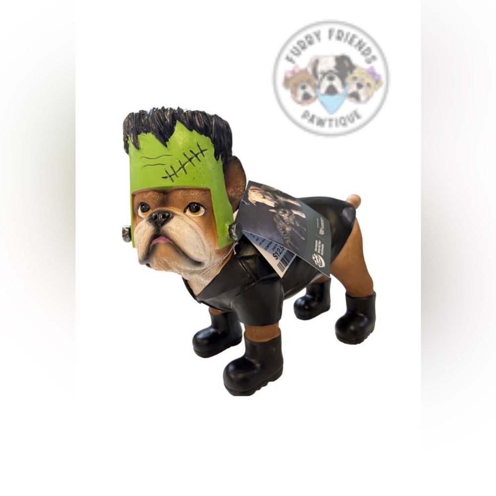 Humane Society Bulldog Frank Dog in Frankenstein Costume Halloween NEW